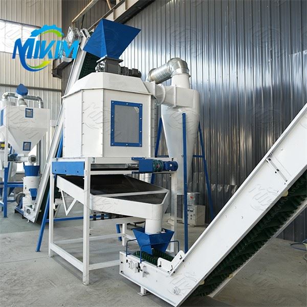 Agricultural chicken feed production line