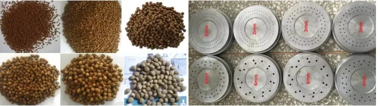 Fish feed pellet molds Fish feed pellet molds